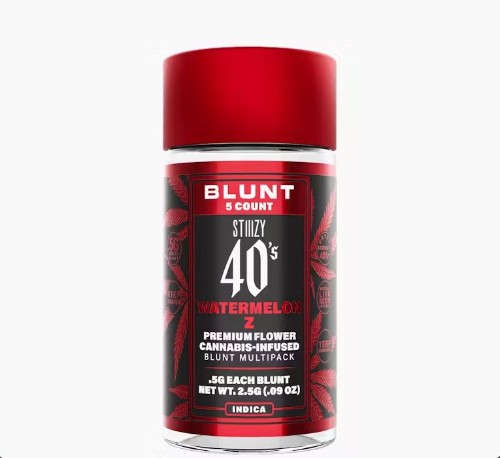 STIIIZY - Watermelon Z Infused 40's Mini Blunts 5pk - 2.5g - Preroll