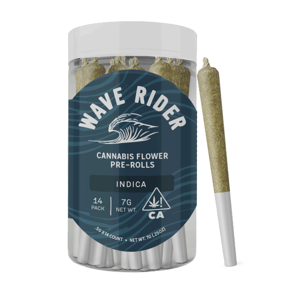 Wave Rider 14pk Prerolls 7g Forbidden Jelly