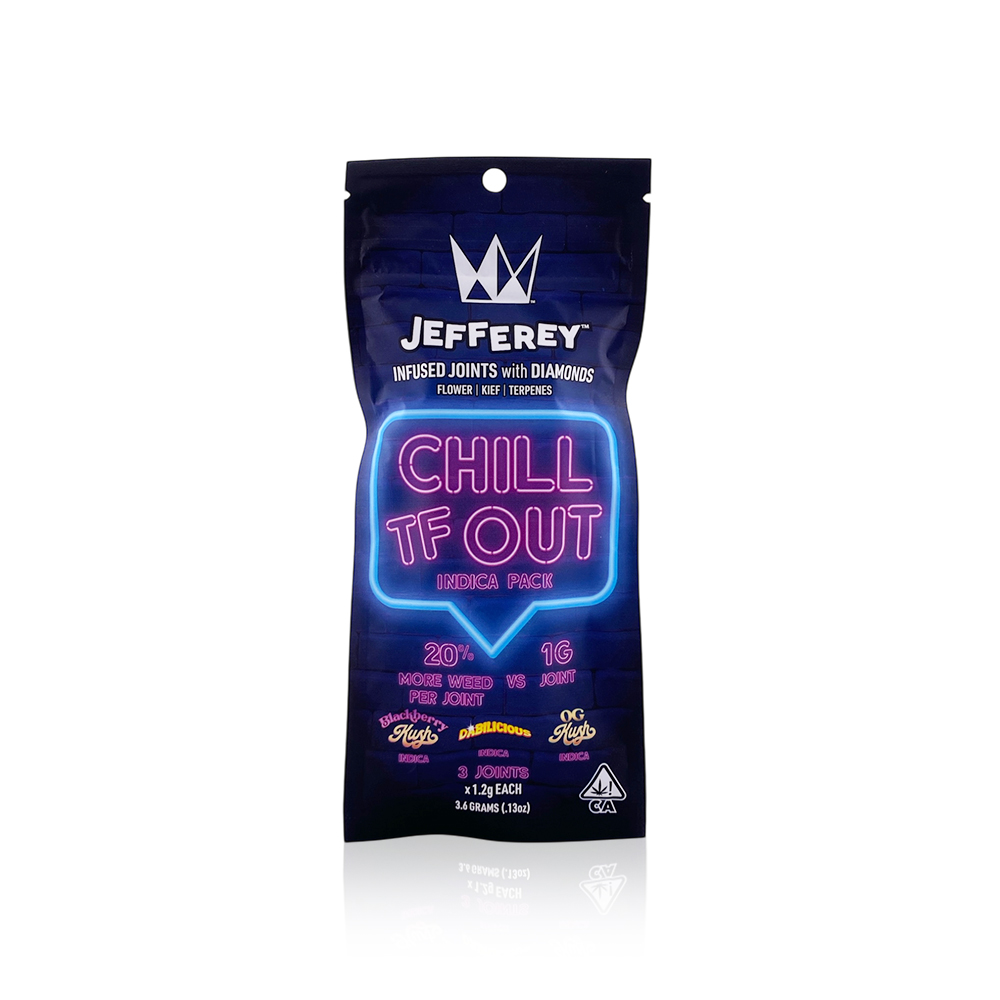 WEST COAST CURE - Infused Preroll - Chill TF Out - Diamonds - 3 Pack - 3.6G