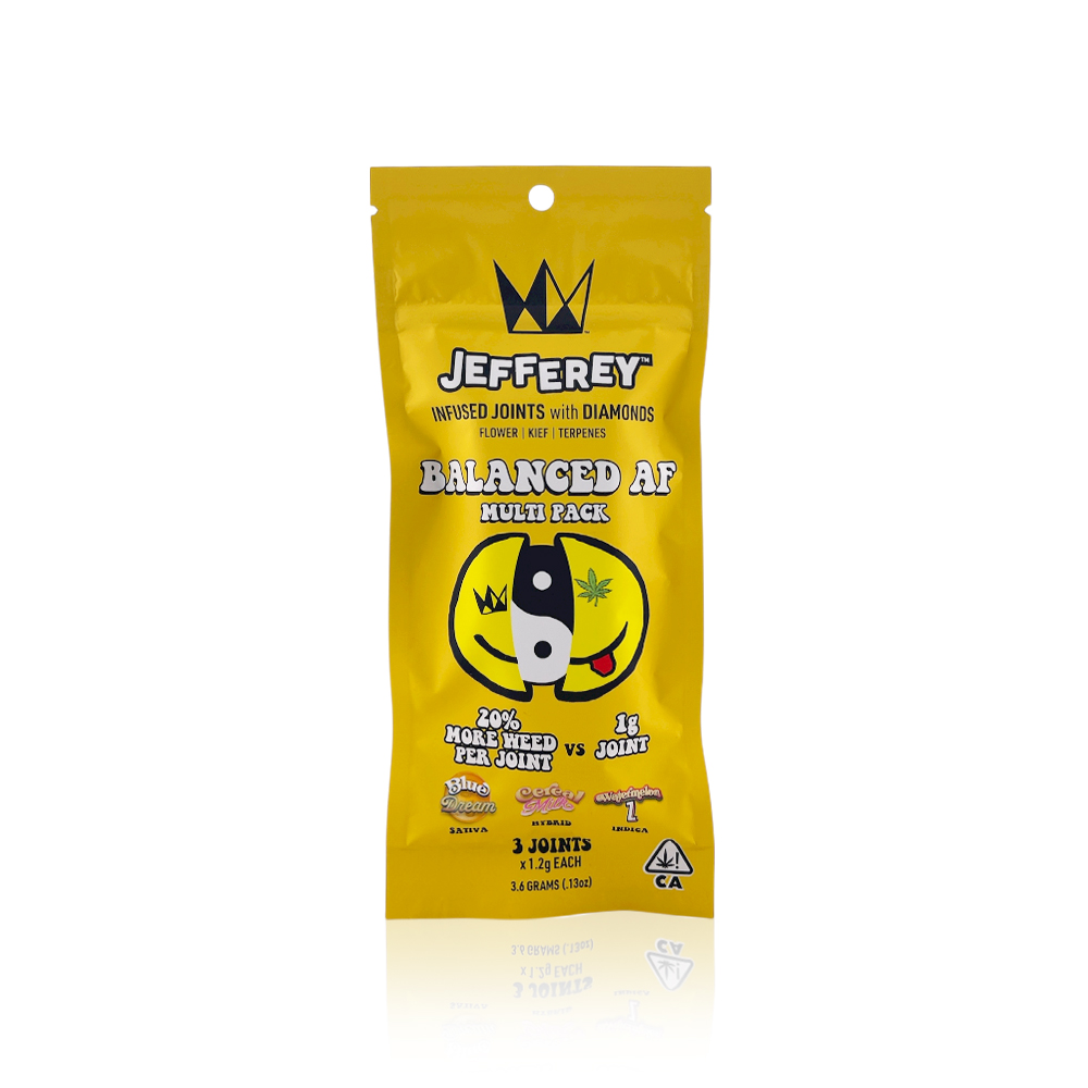 WEST COAST CURE - Infused Preroll - Balanced AF - Diamonds - 3 Pack - 3.6G