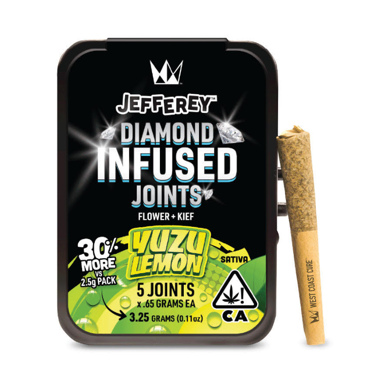 West Coast Cure - Yuzu Lemon Jefferey Infused Preroll 5pk 3.25g