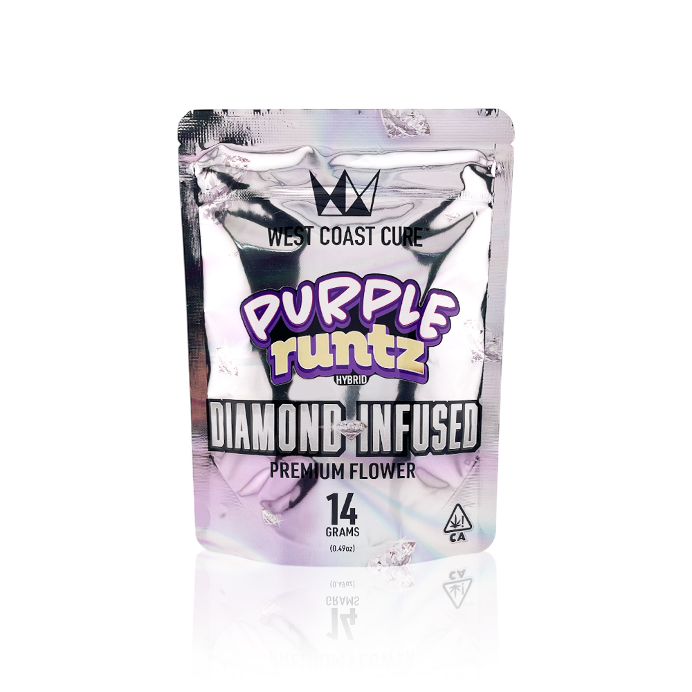 WEST COAST CURE - Flower - Purple Runtz - Diamond Infused - 14G