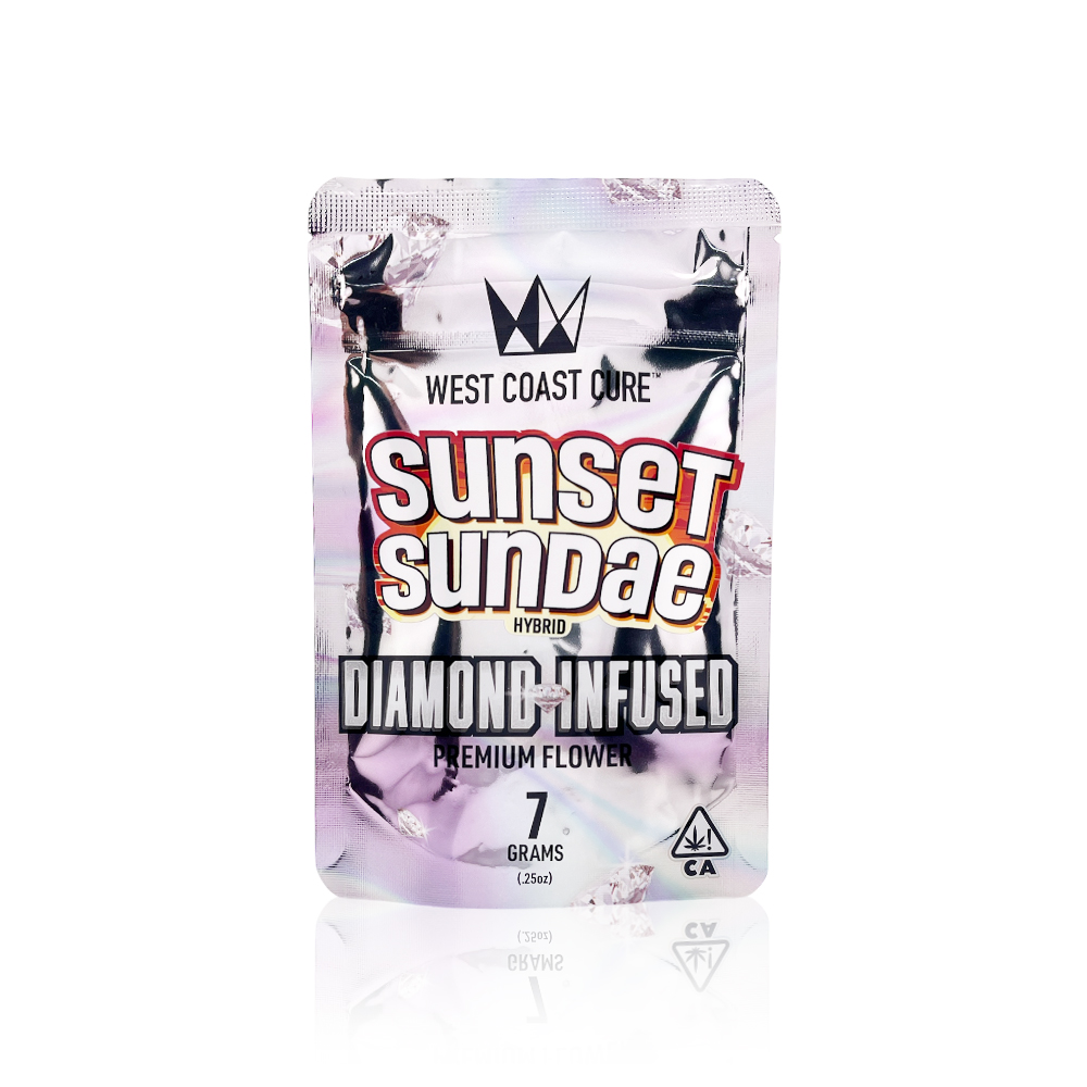 WEST COAST CURE - Flower - Sunset Sundae - Diamond Infused Premium Flower - 7G