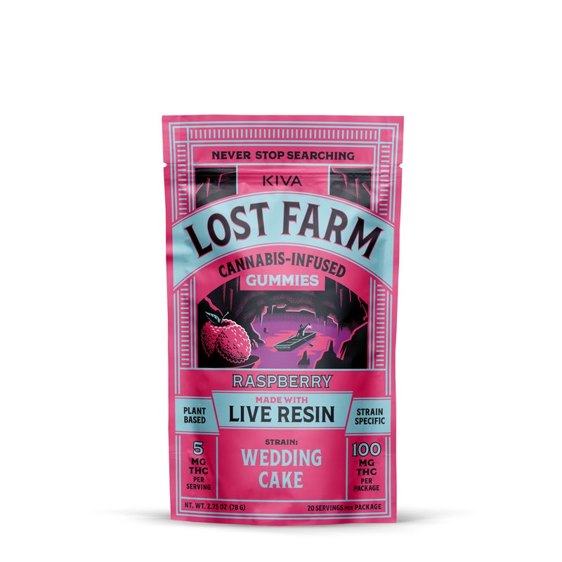 Raspberry x Wedding Cake Live Resin Gummies | 100mg