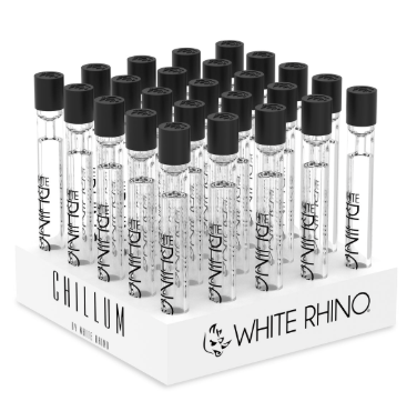 White Rhino | Glass Chillum