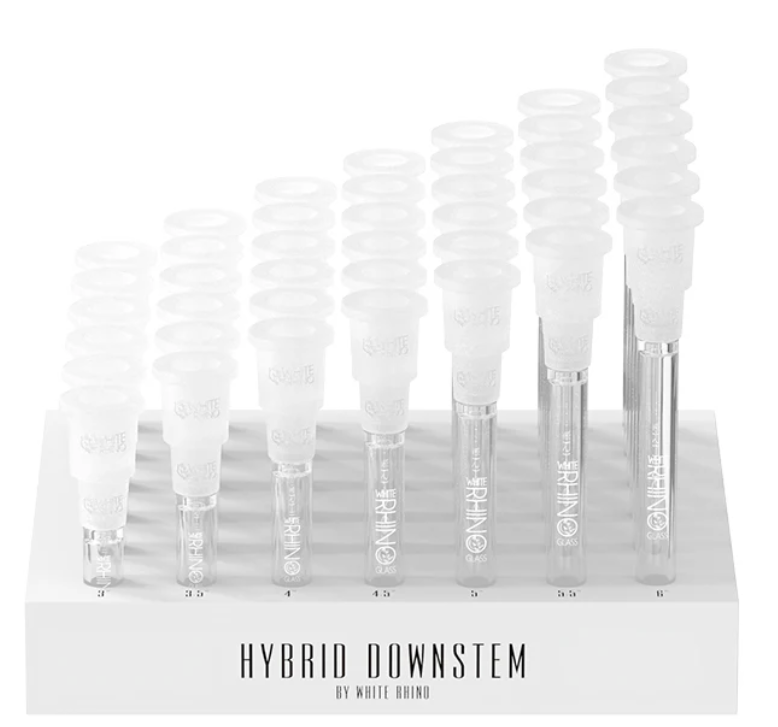 White Rhino | Downstem | Assorted sizes