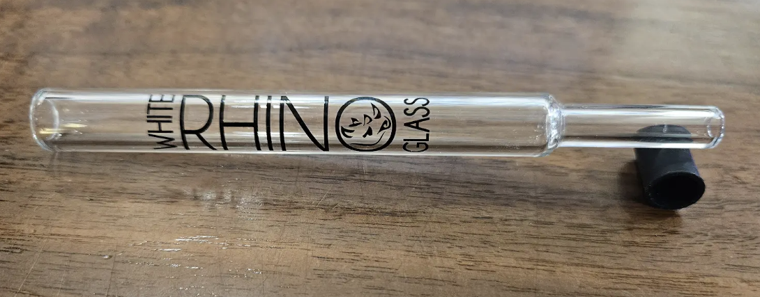 White Rhino | Glass Straw | Pyrex