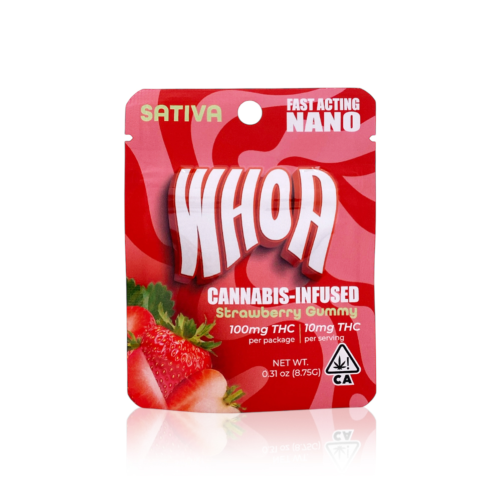 WHOA - Edible - Strawberry - Gummy - 100MG