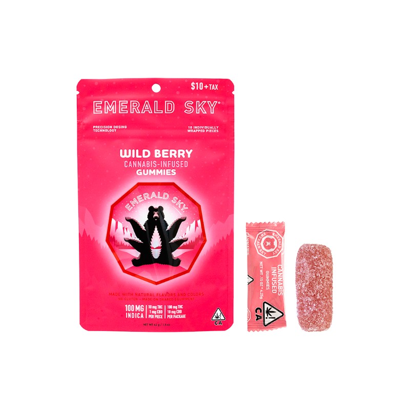Emerald Sky Wild Berry (I) Gummies 10pk 100mg