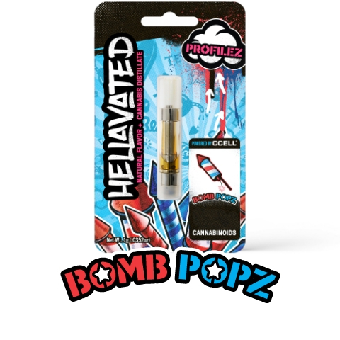 Hellavated Profilez Bomb Pop Cartridge 1g