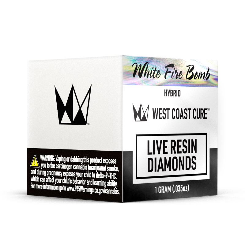 WCC White Fire Bomb (H) Diamonds 1g