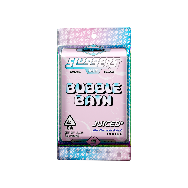 Sluggers Bubble Bath (I) Infused Preroll 5pk 3.5g