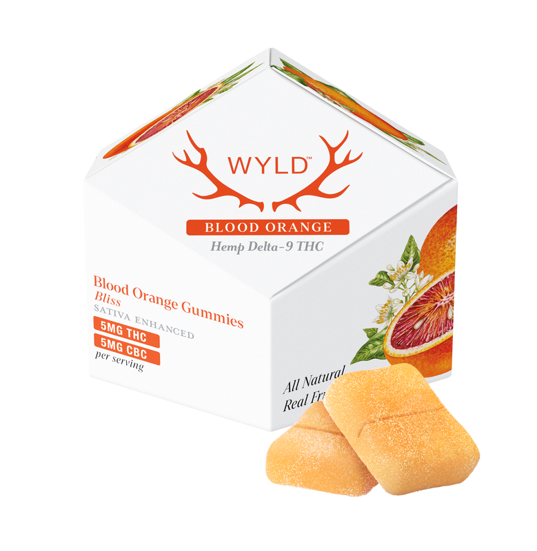 Wyld | 1:1 CBC Sativa Gummies | Blood Orange