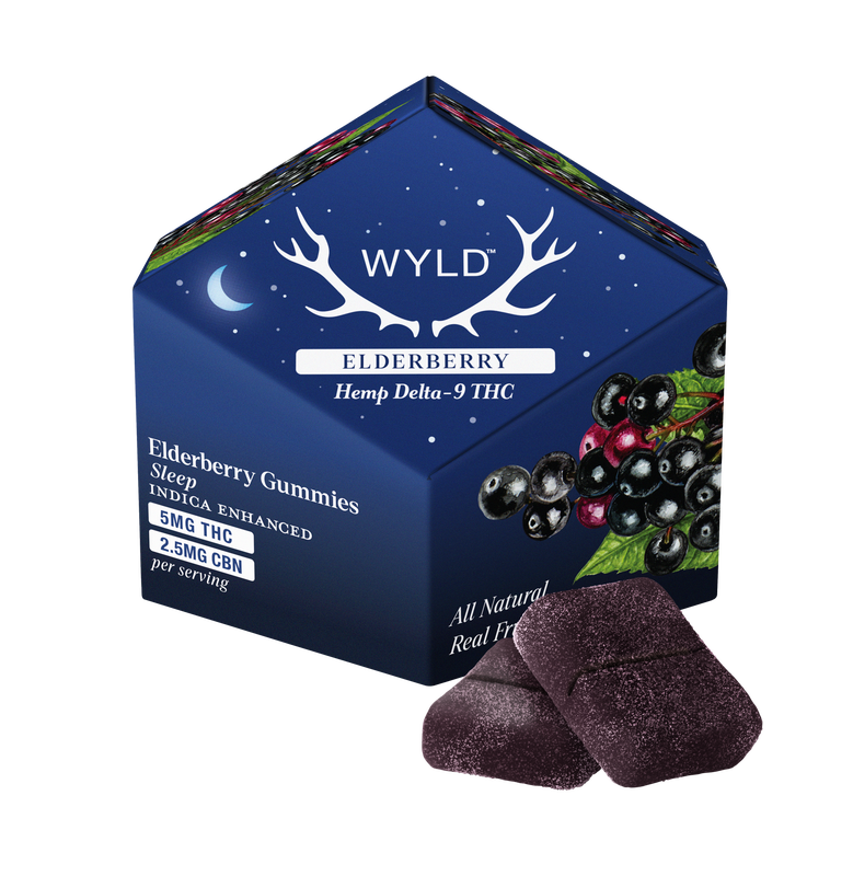 Wyld | 2:1 CBN + THC Gummies | Elderberry