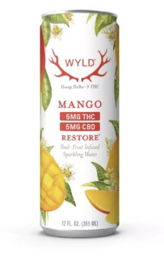 Wyld | Mango | 5mg THC 5mg CBD Beverage