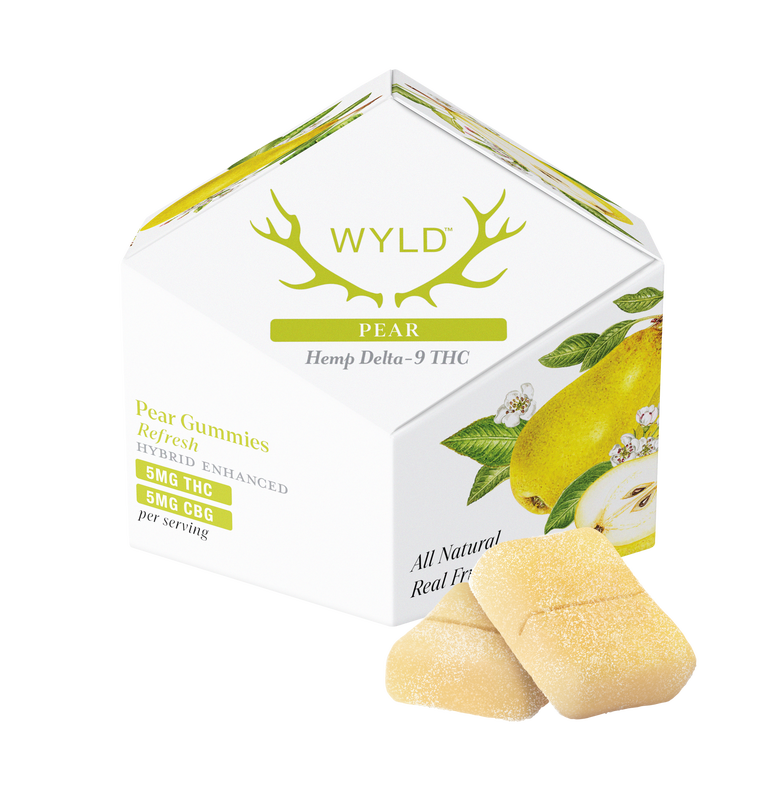 Wyld | 1:1 CBG + THC Gummies | Pear