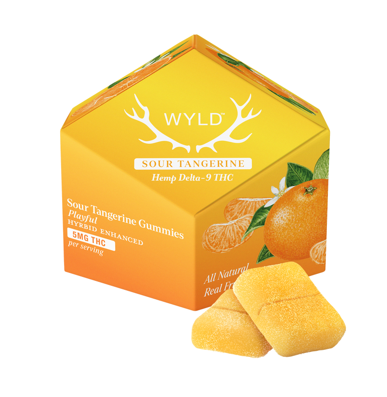 Wyld| Hybrid THC Gummies | Sour Tangerine