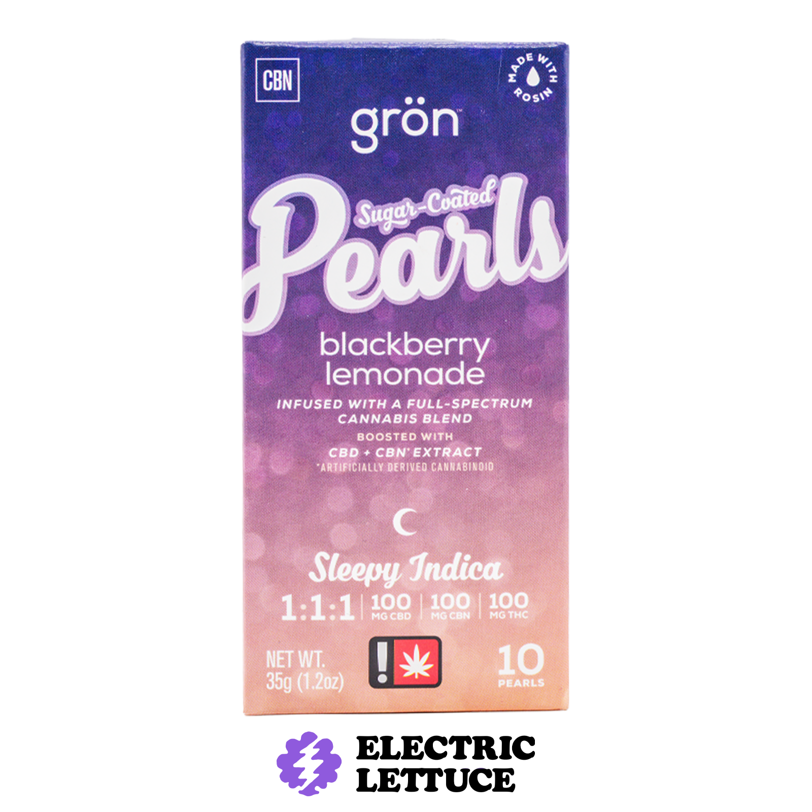 Gron 1:1:1 Blackberry Lemonade Pearls 100mg