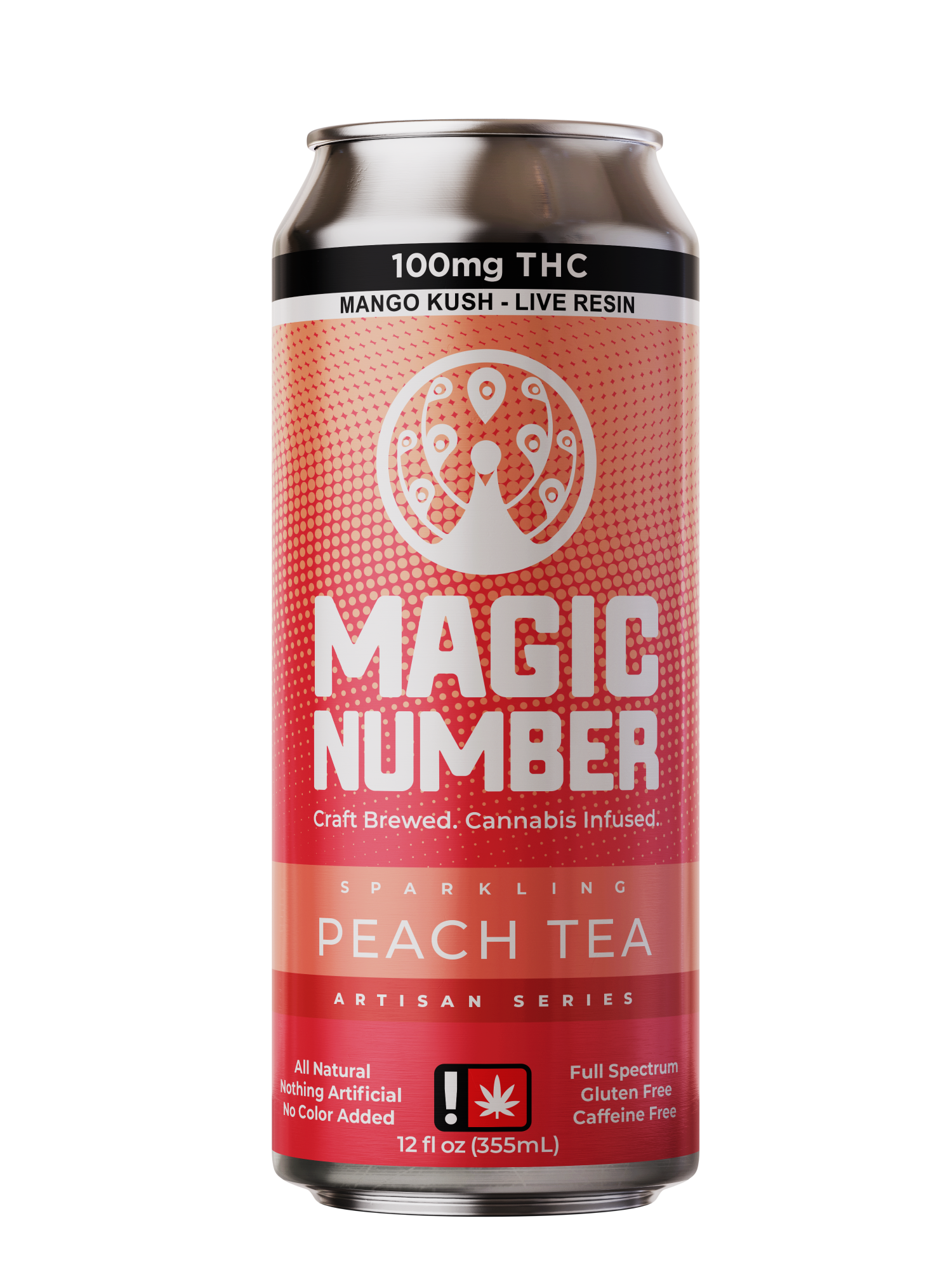 Magic Number Peach Tea 25mg