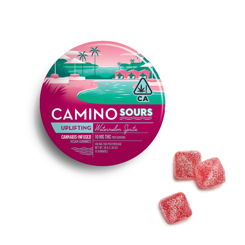 Camino Sours Watermelon Spritz (S) Gummies 100mg