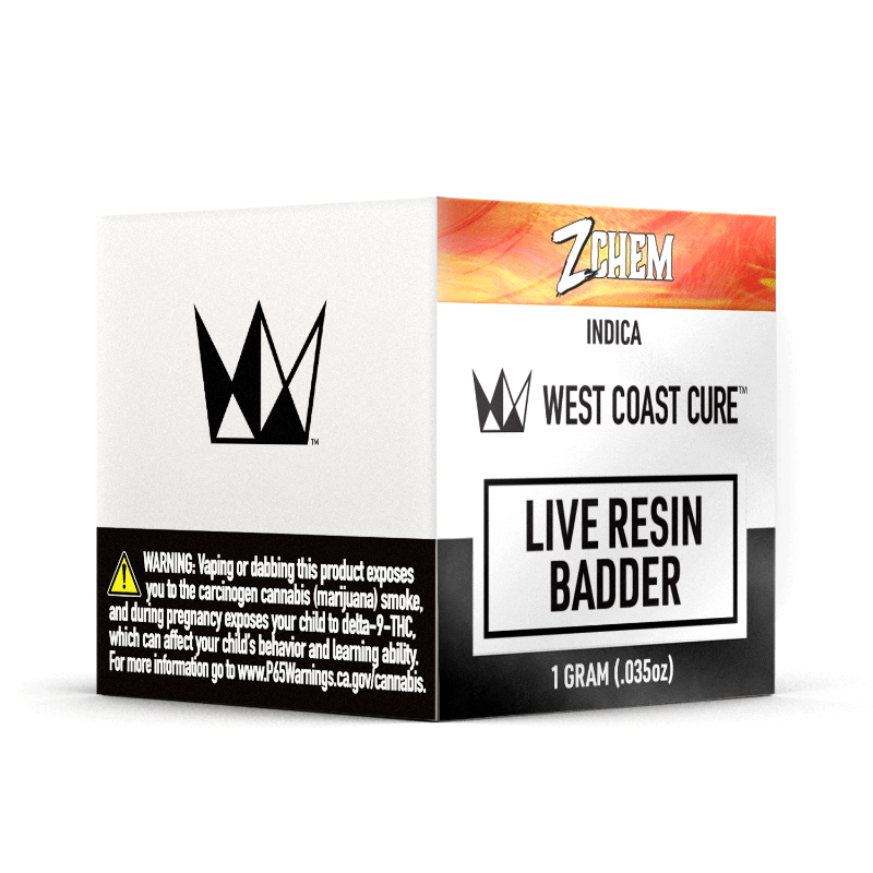 West Coast Cure - Z Chem Live Resin Badder 1g