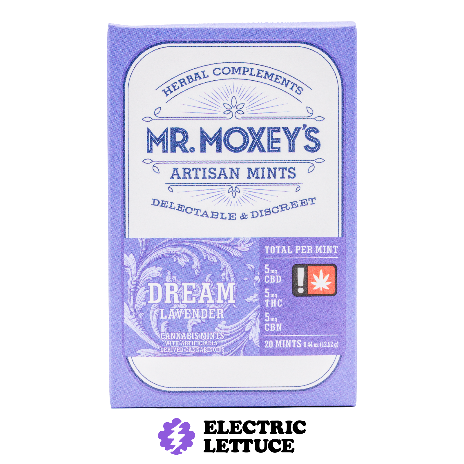 Mr. Moxey's 1:1:1 Lavender Dream Mints 100mg